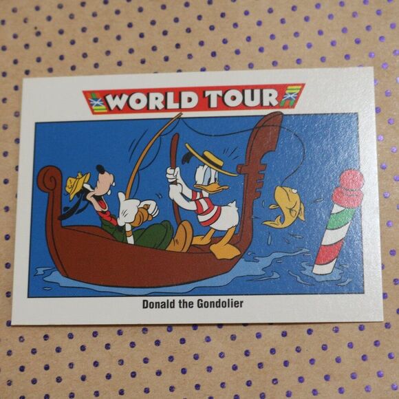 Donald the Gondolier #181 Disney Card - Picture 1 of 2